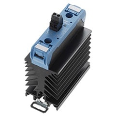 Picture of SUM solid state relay mounted on heatsink